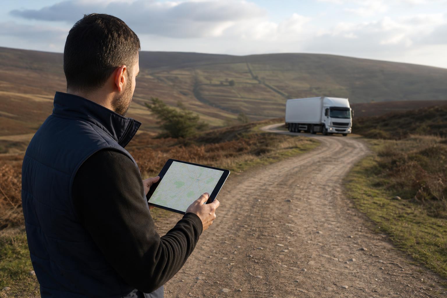 Vehicle off road planning for haulage fleets compared