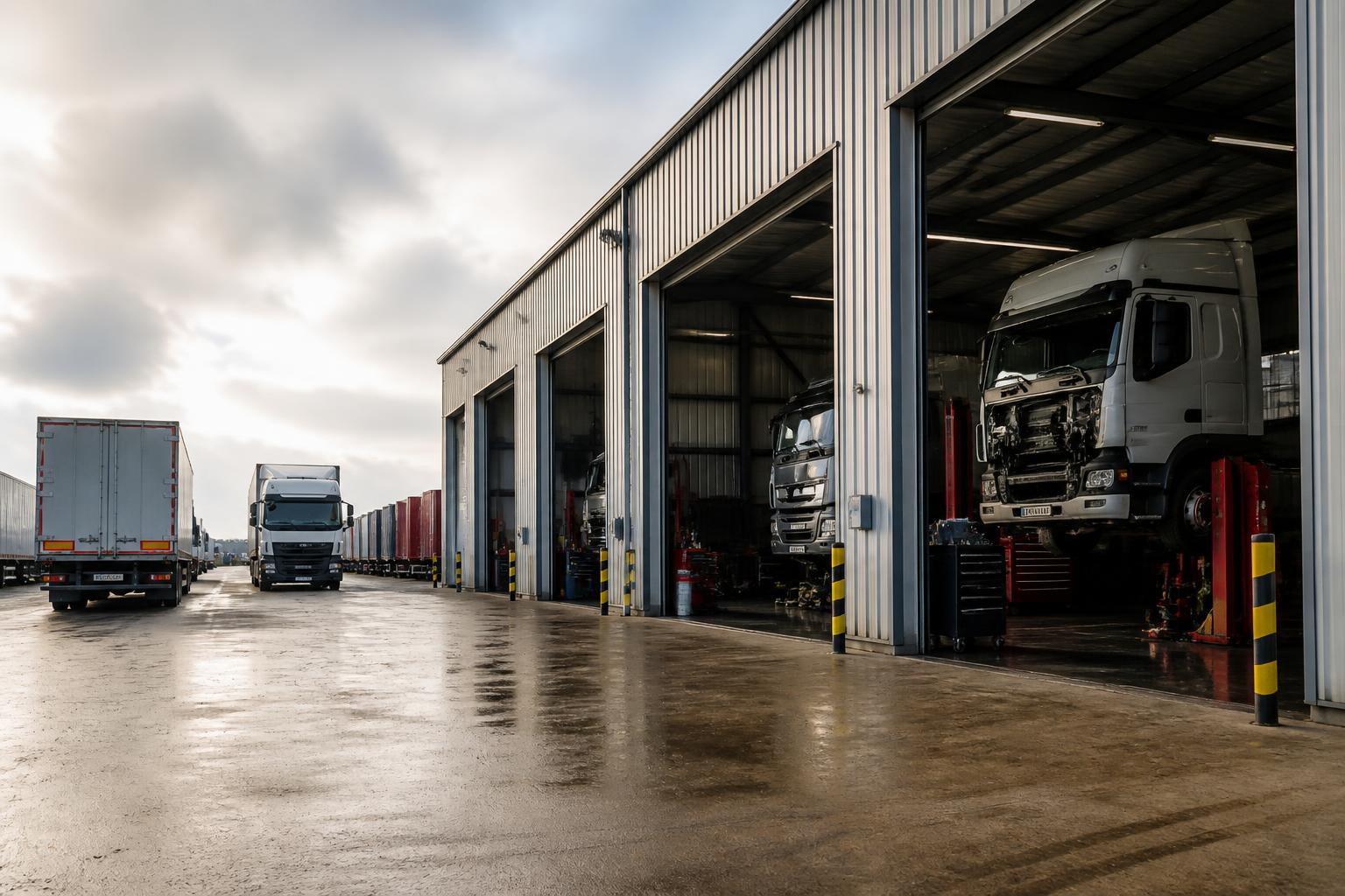 One set of records for workshop and transport office