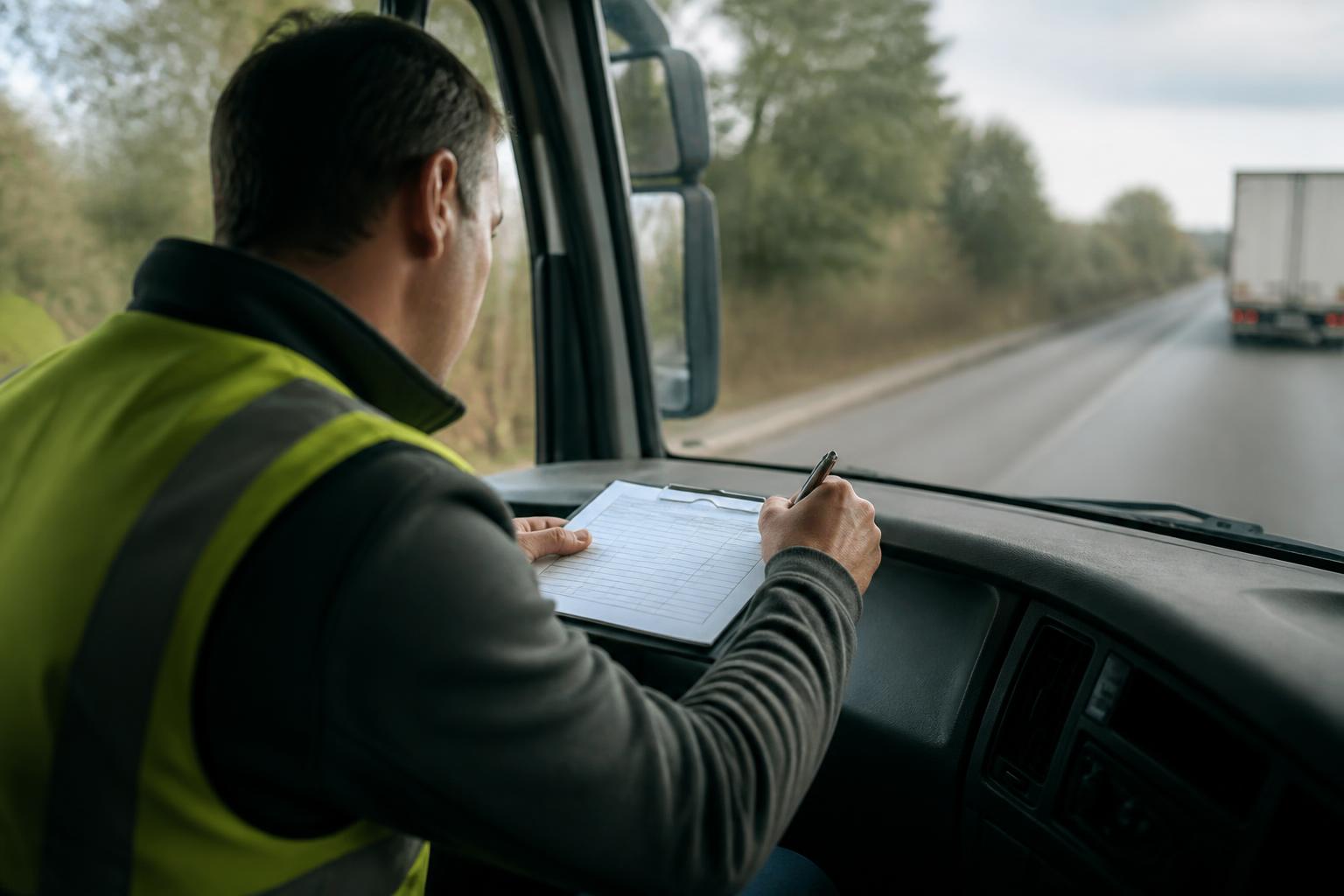 Manual tachograph entries that stand up at a DVSA check