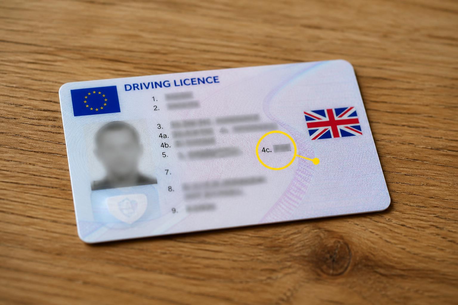 Where to find your driving licence issue number
