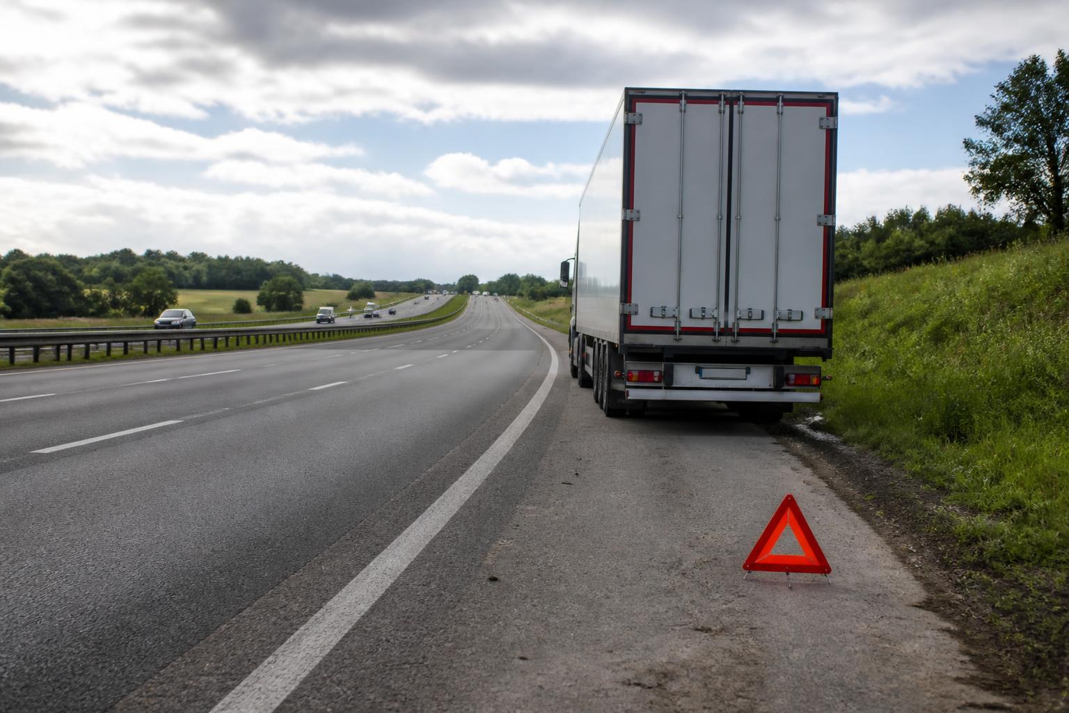 What to do when an HGV stops on the A14